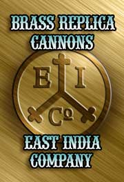 Brass Replica Cannons by East India Company
