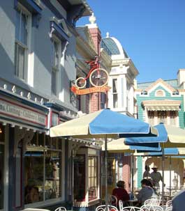 Disneyland Meteor Cycle Sign